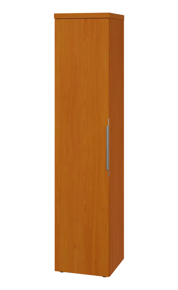 SIN 5 - 4D kancelářská skříň, 1-dveřová, levá, 1820x400x400, třešeň šumavská